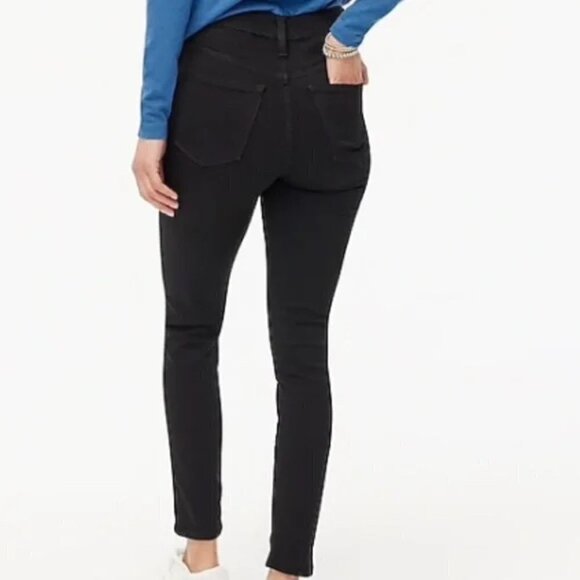 J. Crew Factory High-Rise Skinny Black Jean - Picture 6 of 12